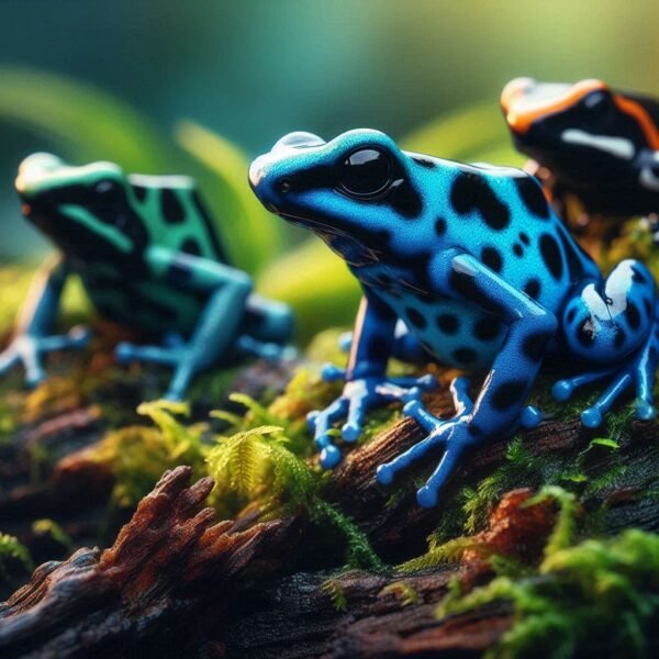 Simulateur de Vie de Dendrobate Bleu