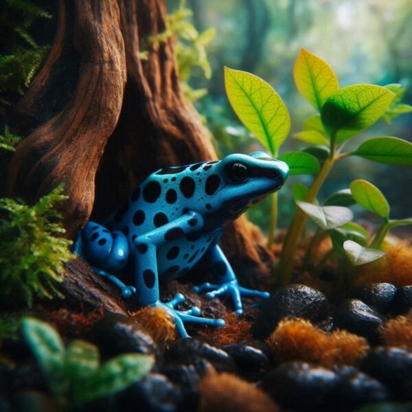 Simulateur Avancé de Vie de Dendrobate Bleu territoire