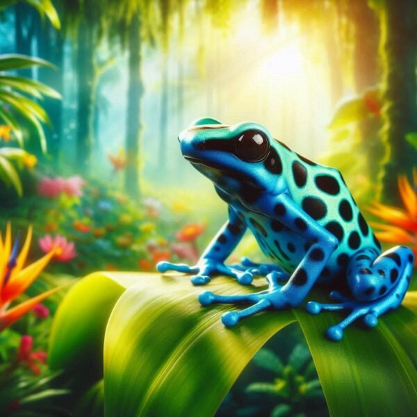 Simulateur et Visualiseur d'Écosystème de Dendrobate Bleu