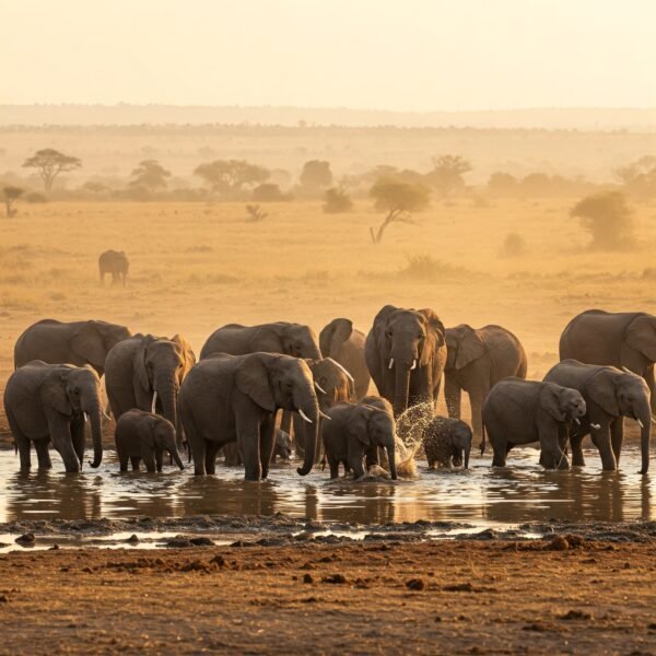 Simulation de Vie d'Éléphants