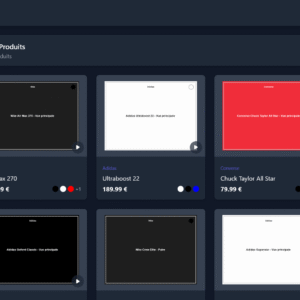 Catalogue de Produits - FootFashion template html