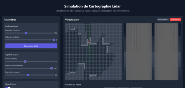 Simulation de Cartographie Lidar