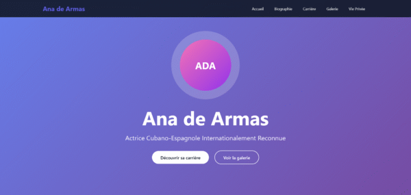 Template HTML "Starlight Showcase"