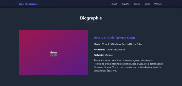 Template HTML "Starlight Showcase"