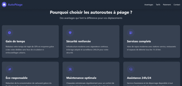 Template HTML "Highway Connect"