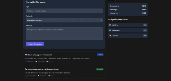 Template HTML "BikeGuide"