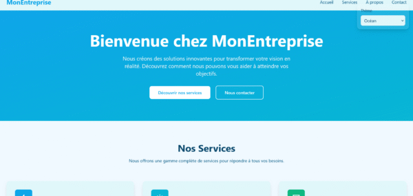Template HTML "ThemeShift"