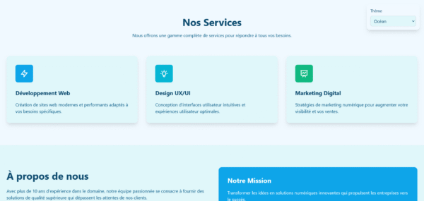 Template HTML "ThemeShift"