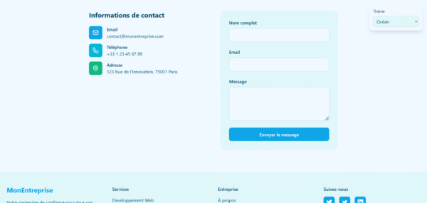 Template HTML "ThemeShift"