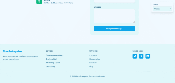 Template HTML "ThemeShift"