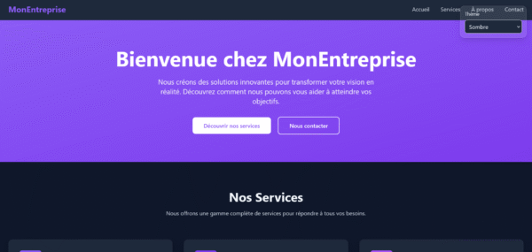 Template HTML "ThemeShift"