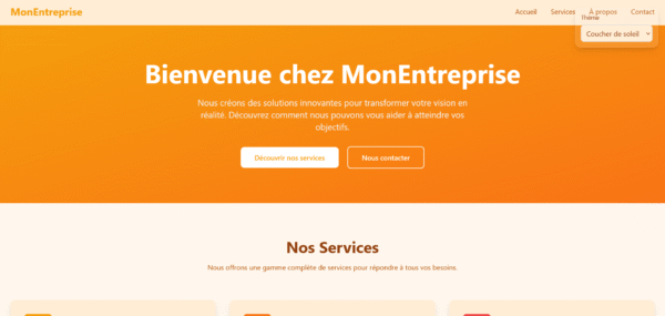 Template HTML "ThemeShift"