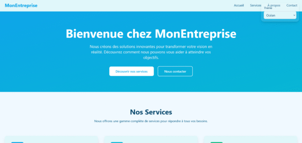 Template HTML "ThemeShift"