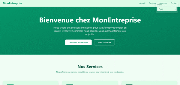 Template HTML "ThemeShift"