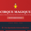 Template HTML "Circus Spectacular