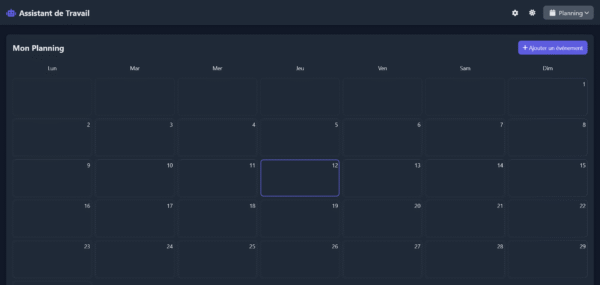Template HTML "WorkBuddy"