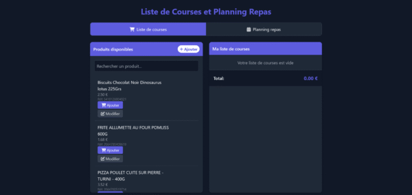 Template HTML "MealMaster"