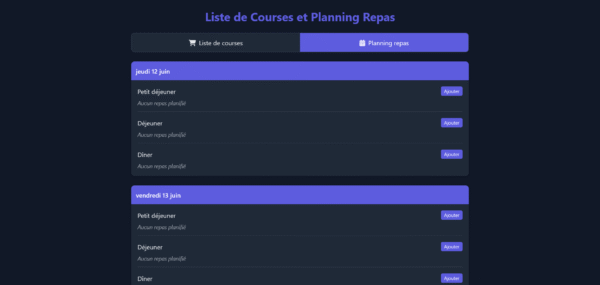 Template HTML "MealMaster"