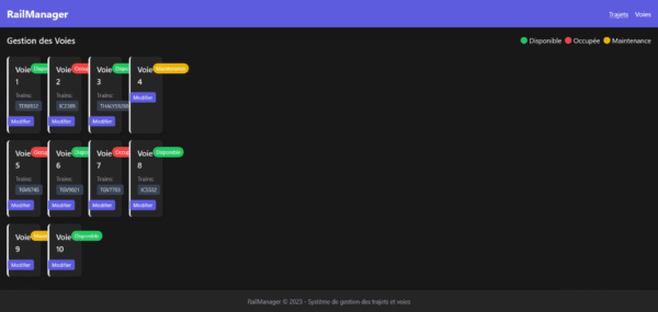 Template HTML "RailManager"