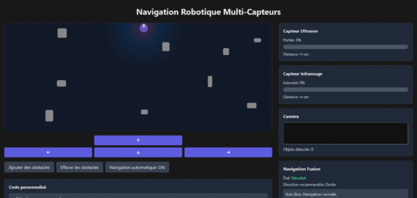 Template HTML "Navigation Robotique Multi-Capteurs"