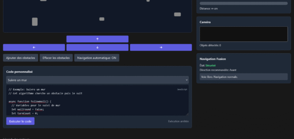 Template HTML "Navigation Robotique Multi-Capteurs"