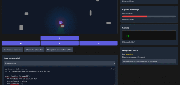 Template HTML "Navigation Robotique Multi-Capteurs"