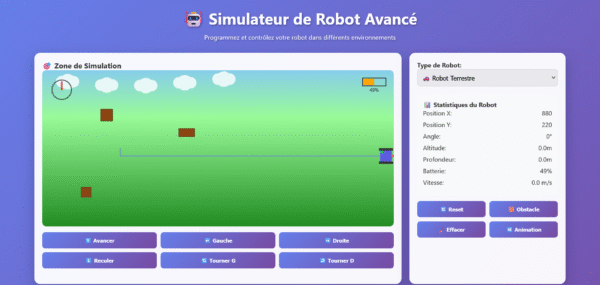 Screenshot 2025-06-13 at 16-50-56 Simulateur de Robot Avancé Application web "Simulateur de Robot Avancé"