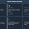 Template Web "Sessions de Musique"