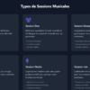 Template Web "Sessions de Musique"