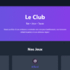 Screenshot 2025-06-18 at 15-18-43 Le Club - Bar Jeux & Tapas Template "Le Club - Bar Jeux & Tapas" 🎯🍹