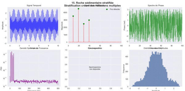 Script Python pour l'Analyse Spectrale de Structures Rocheuses
