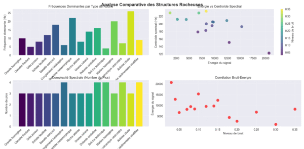 Script Python pour l'Analyse Spectrale de Structures Rocheuses