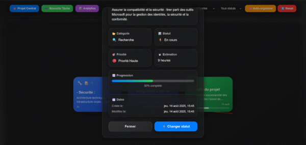 Screenshot 2025-08-14 at 15-54-25 Gestionnaire de Projet Intelligent - Style Apple Silicon Gestionnaire de Projet IntelligentDescription