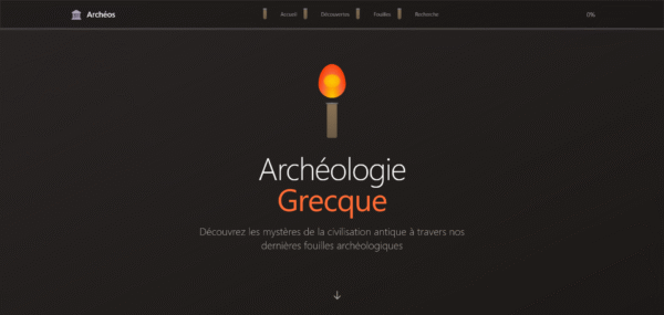 Site Web "Archéos - Archéologie Grecque"