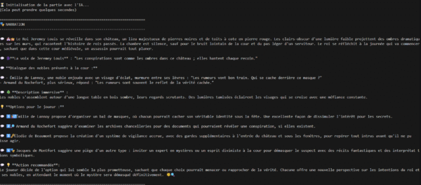 🏰 Simulation du Roi - Version IA (LM Studio)