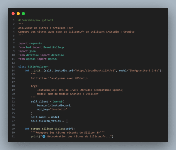 Analyseur de Titres d'Articles Tech - Version Pro (v2.0)