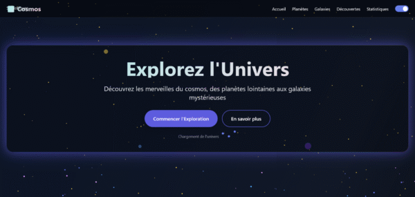template html Cosmos