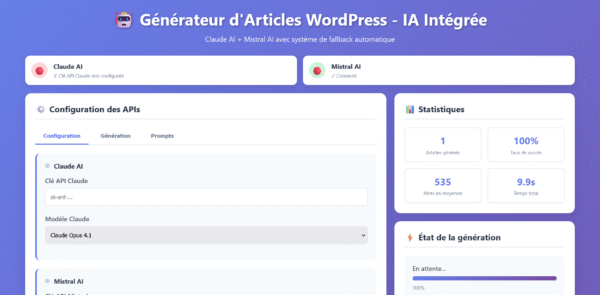 Screenshot 2025-11-19 at 14-30-34 Générateur d'Articles WordPress - IA Intégrée Générateur d'Articles WordPress IA Intégrée