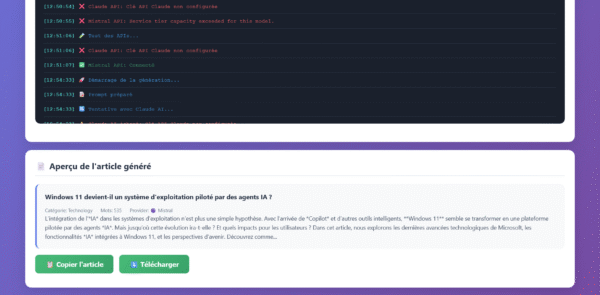 Screenshot 2025-11-19 at 14-30-59 Générateur d'Articles WordPress - IA Intégrée Générateur d'Articles WordPress IA Intégrée
