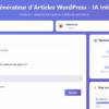 Screenshot 2025-11-19 at 14-31-06 Générateur d'Articles WordPress - IA Intégrée Générateur d'Articles WordPress IA Intégrée