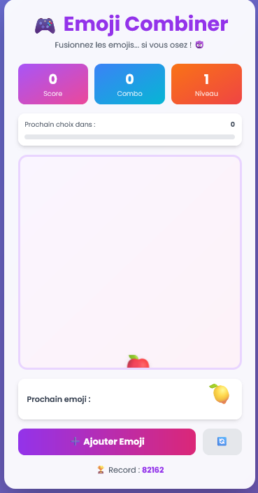 Screenshot 2025-11-19 at 19-59-55 🎮 Tap Emoji Combiner - Extreme Edition Emoji Combiner - Jeu HTML Interactif