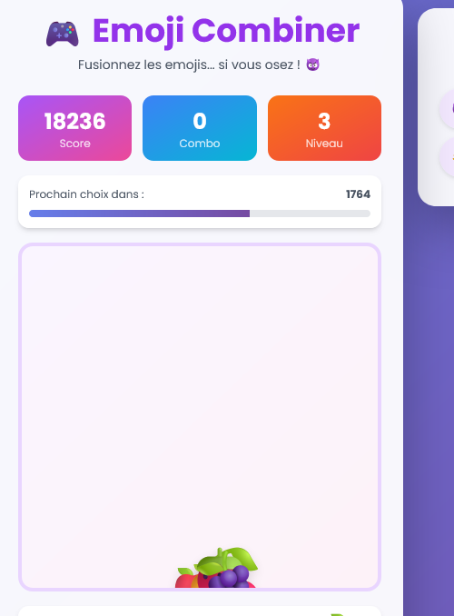 Screenshot 2025-11-20 at 10-51-21 🎮 Tap Emoji Combiner - Extreme Edition Emoji Combiner - Jeu HTML Interactif