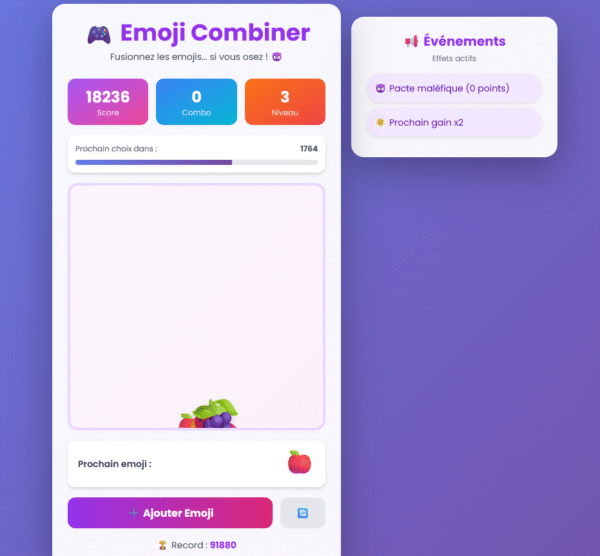 Screenshot 2025-11-20 at 10-51-28 🎮 Tap Emoji Combiner - Extreme Edition Emoji Combiner - Jeu HTML Interactif