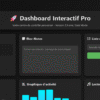 Dashboard Interactif Tout-en-Un – Prêt à l’Emploi 3 version