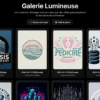 Galerie de Logos Glassmorphism - Pack Premium