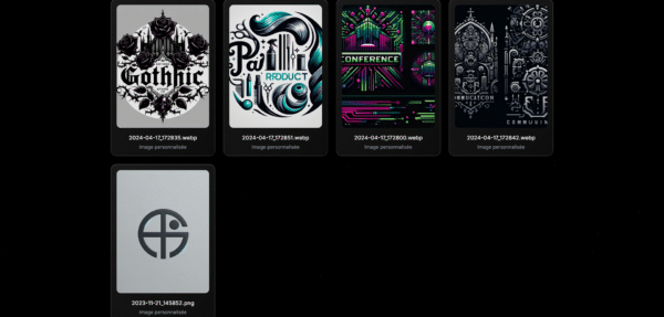 Galerie de Logos Glassmorphism - Pack Premium