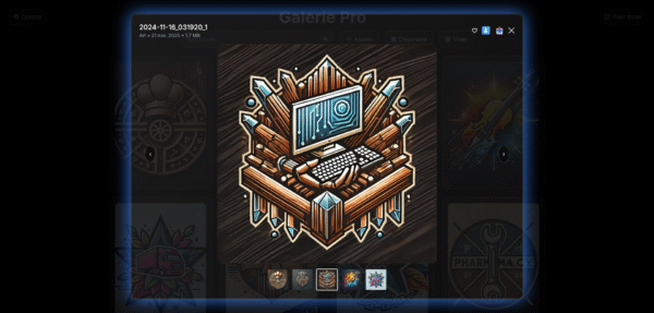 Galerie de Logos Glassmorphism – Pack Premium V2