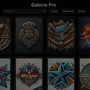 Galerie de Logos Glassmorphism – Pack Premium V2