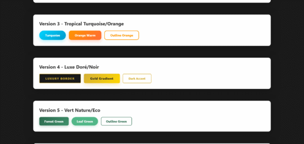 🎨 7 Versions de Boutons CSS