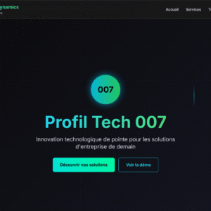 Template HTML "Dynamics"